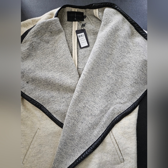 NWT - Cardigan with Draped Front - Coster Copenhagen - Off White - Size L - Picture 14 of 16